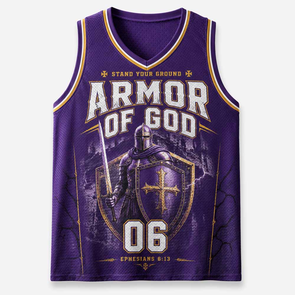 Shield Knight Graphic Mesh Jersey Tank Top