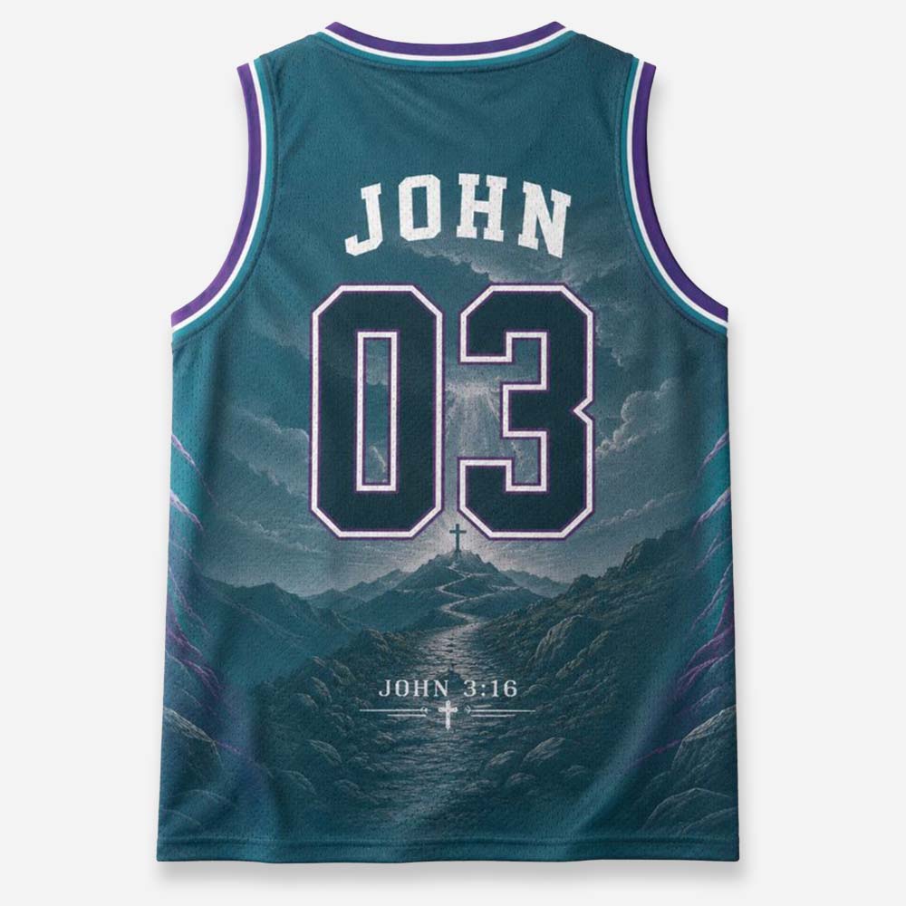 The Good News Graphic Mesh Jersey Tank Top