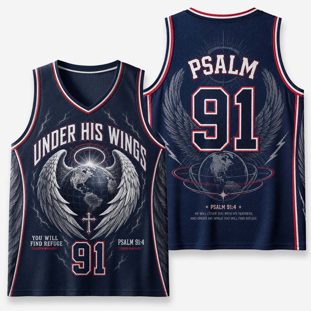 Winged Globe Graphic Mesh Jersey Tank Top