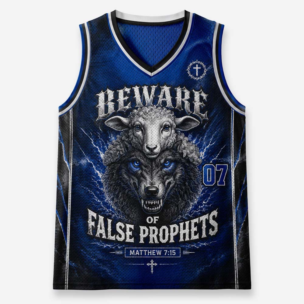 Wolf and Sheep Graphic Mesh Jersey Tank Top