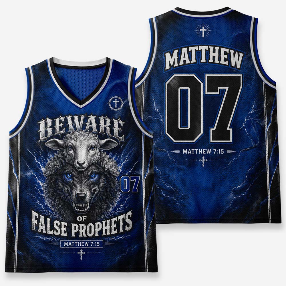 Wolf and Sheep Graphic Mesh Jersey Tank Top