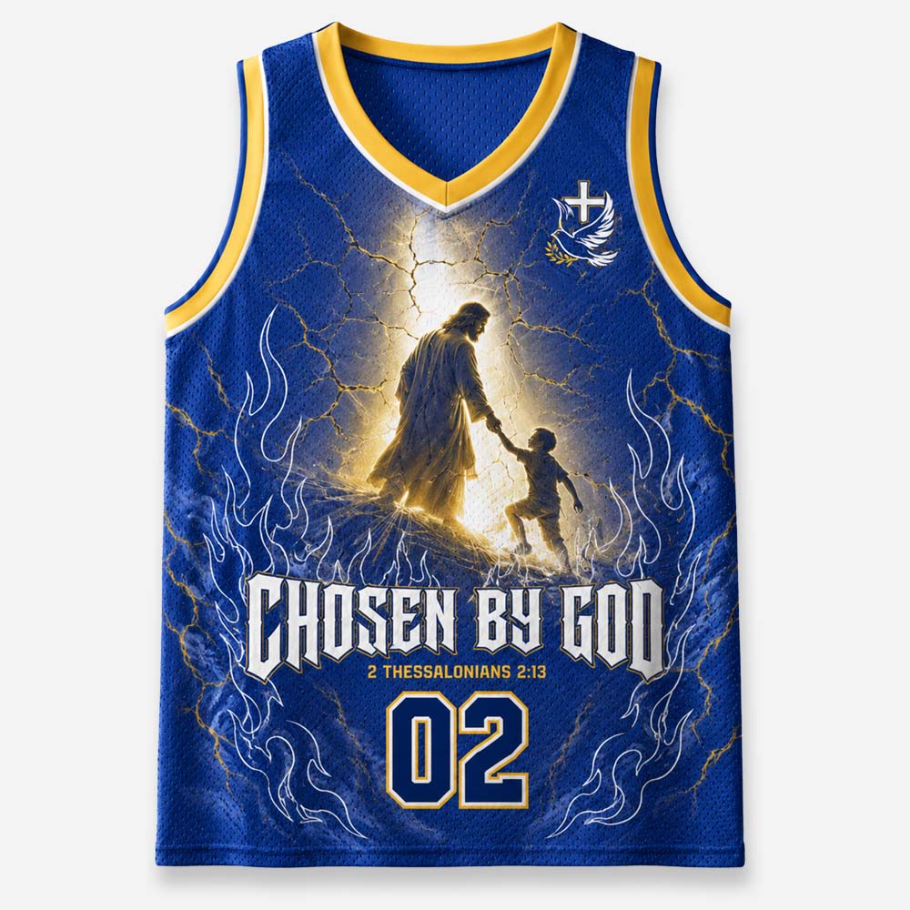 Chosen Graphic Mesh Jersey Tank Top