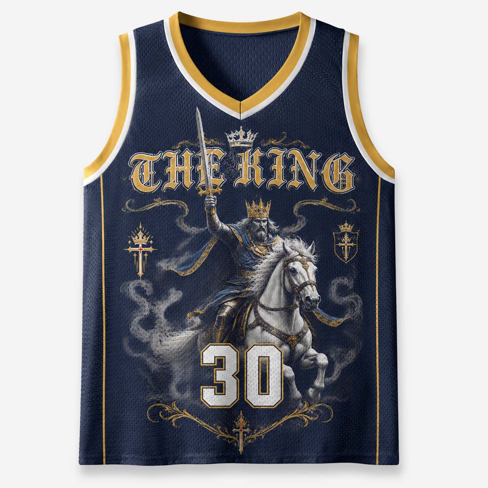 The King Graphic Mesh Jersey Tank Top