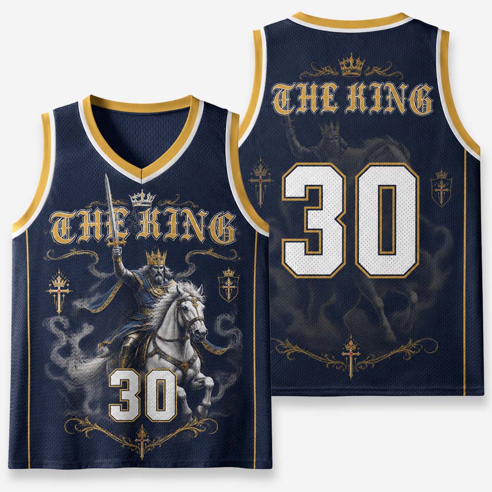 The King Graphic Mesh Jersey Tank Top