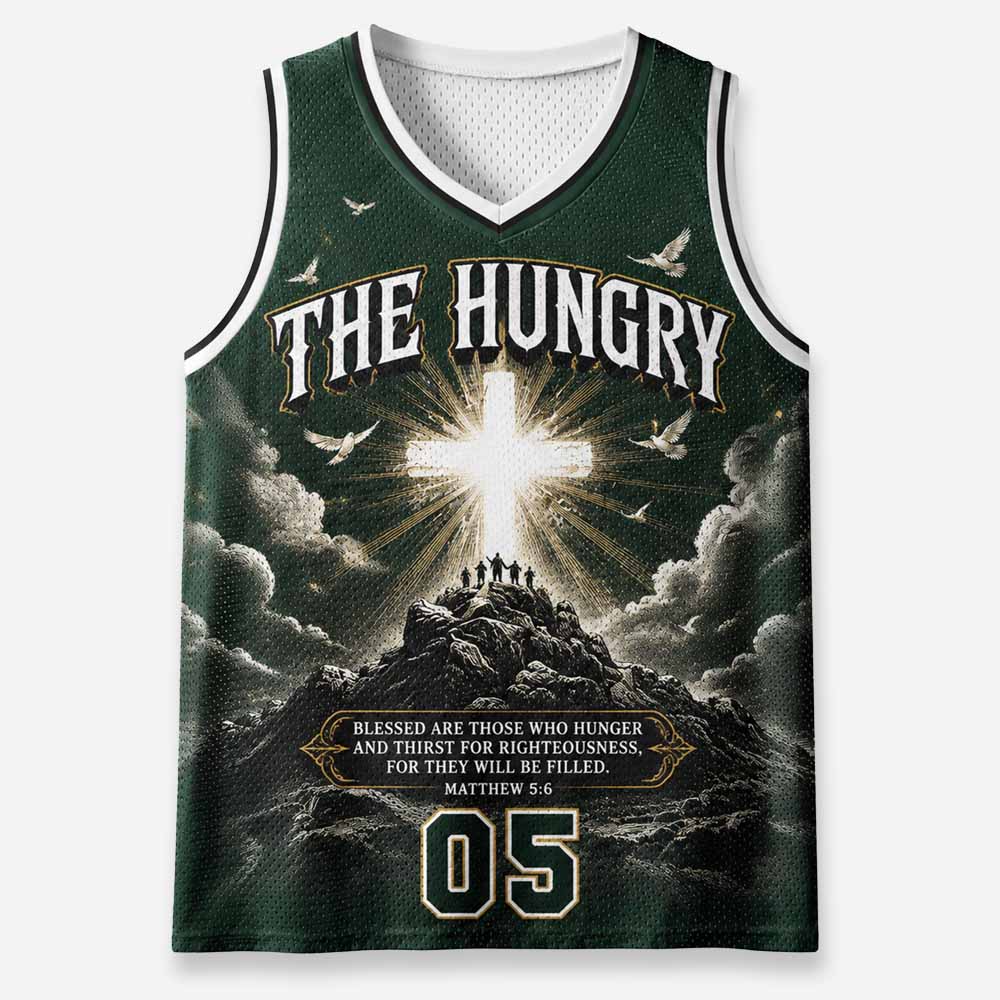 The Hungry Graphic Mesh Jersey Tank Top