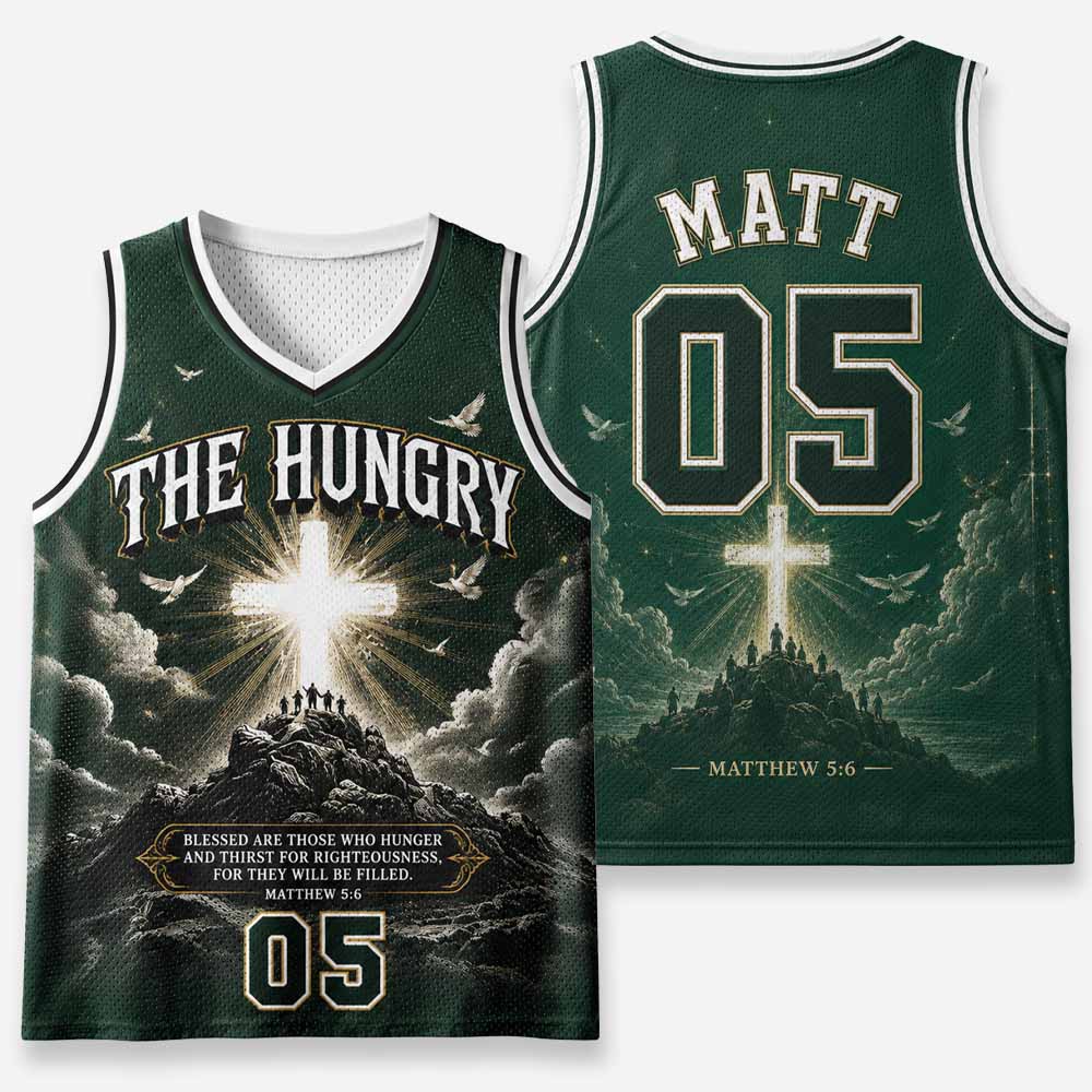 The Hungry Graphic Mesh Jersey Tank Top
