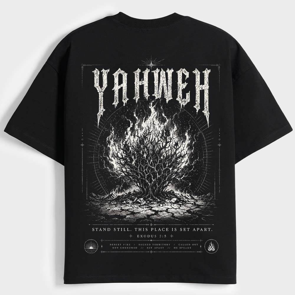 Wilderness Flame Heavyweight Cotton Graphic T-Shirt