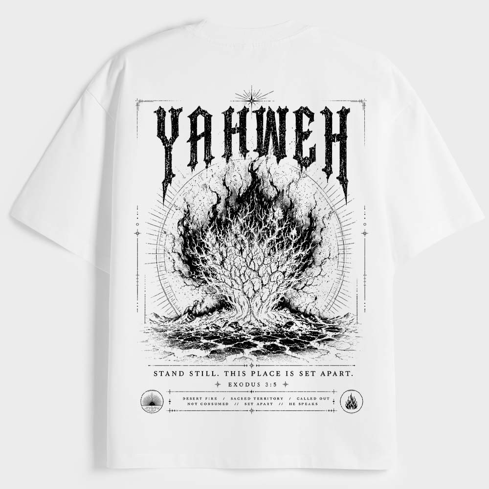 Wilderness Flame Heavyweight Cotton Graphic T-Shirt