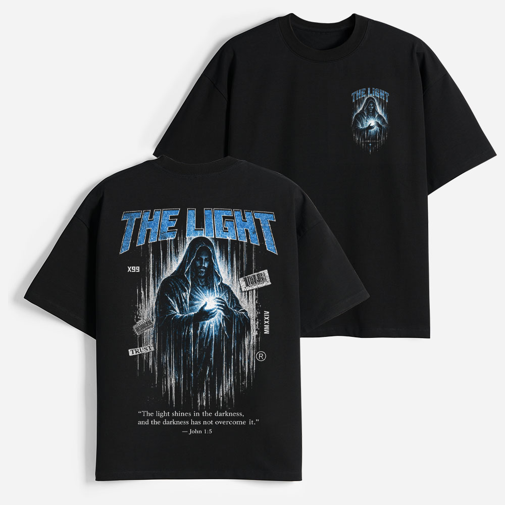Radiant Light Heavyweight Cotton Graphic T-Shirt
