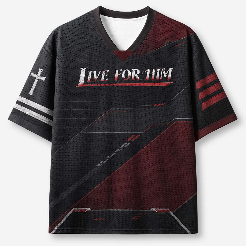 Live With Purpose Graphic Mesh Jersey