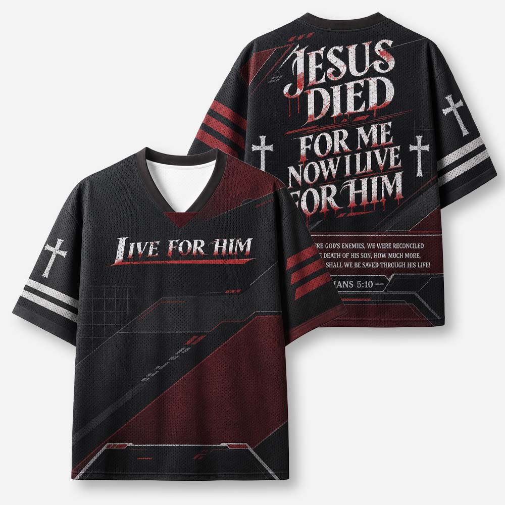 Live With Purpose Graphic Mesh Jersey