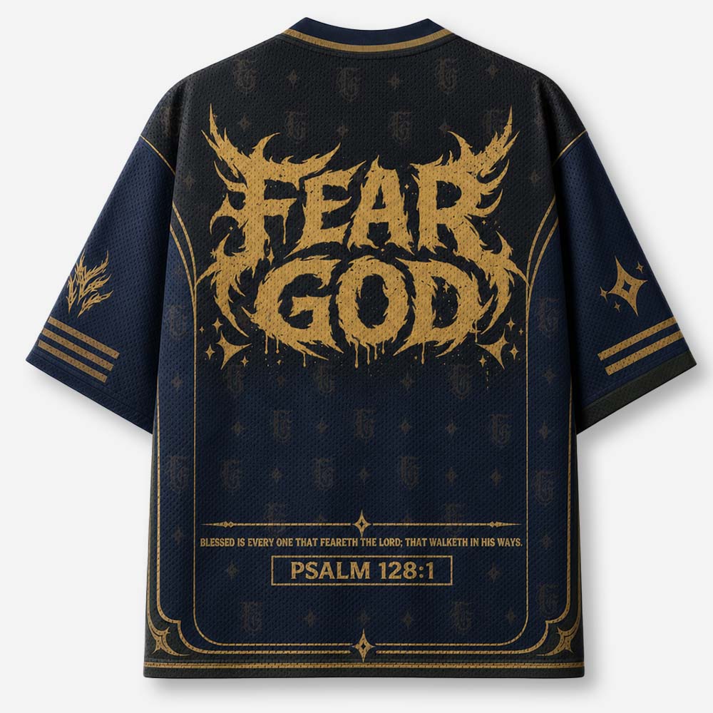 Fearless Flame Graphic Mesh Jersey