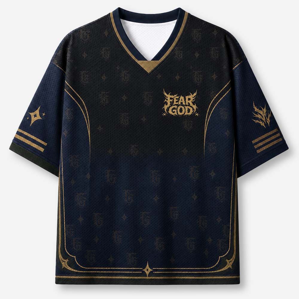 Fearless Flame Graphic Mesh Jersey
