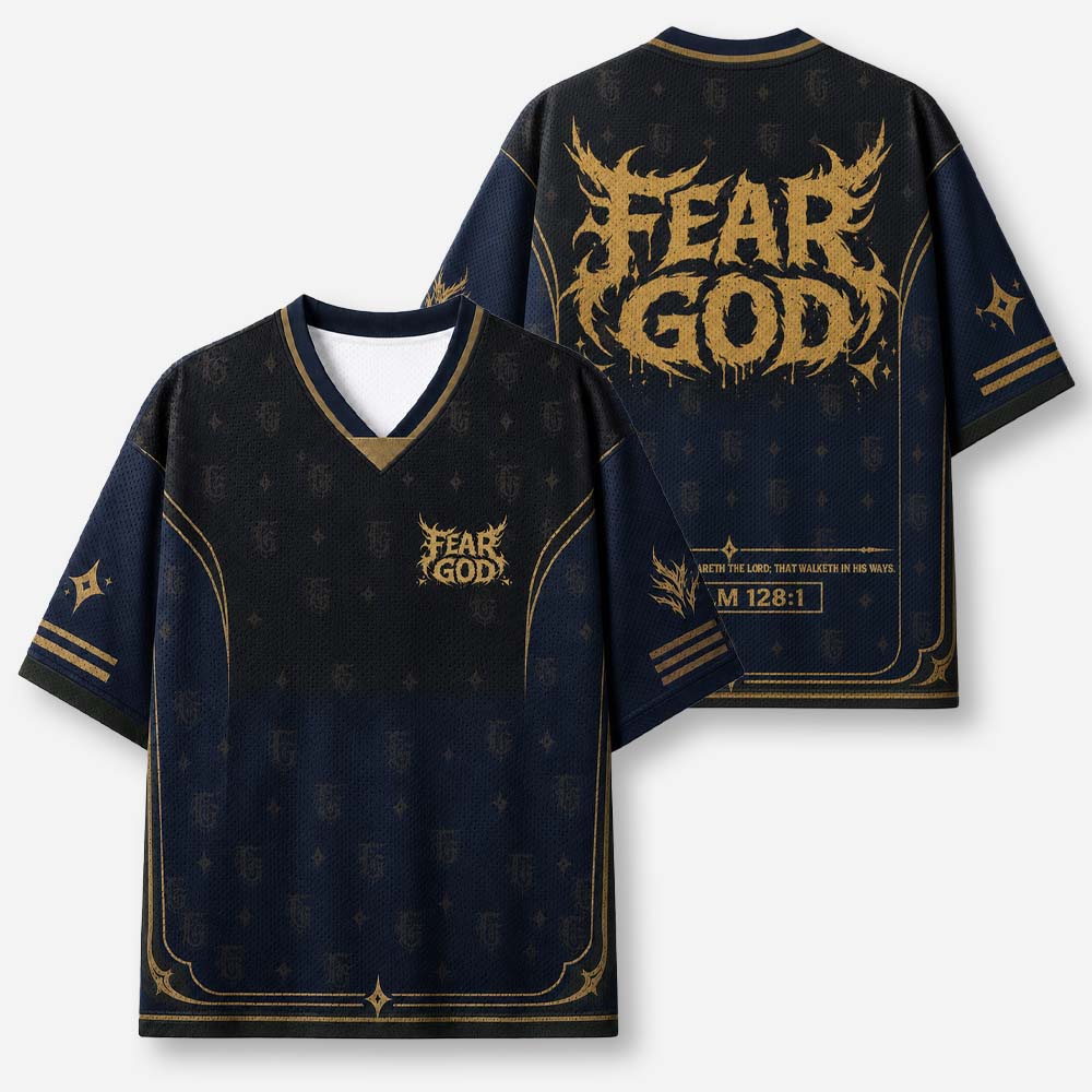 Fearless Flame Graphic Mesh Jersey