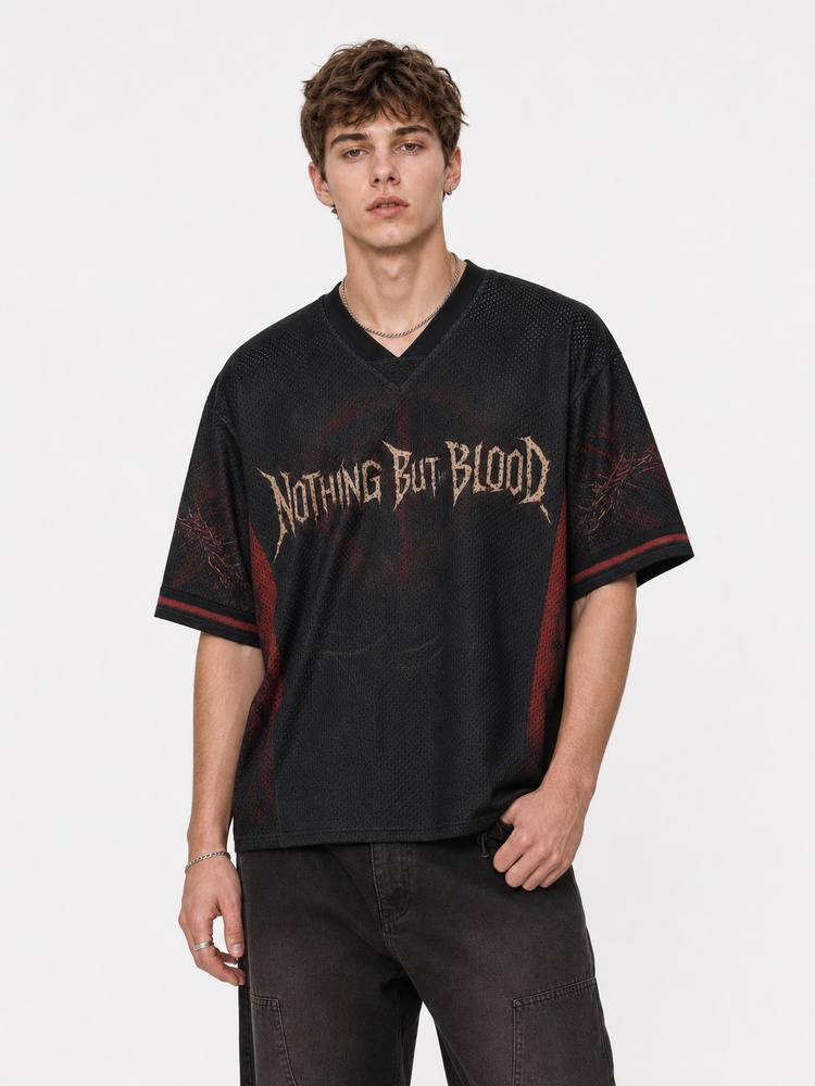 Thorn Blood Graphic Mesh Jersey