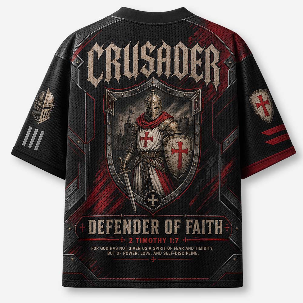 Crusader Knight Graphic Mesh Jersey