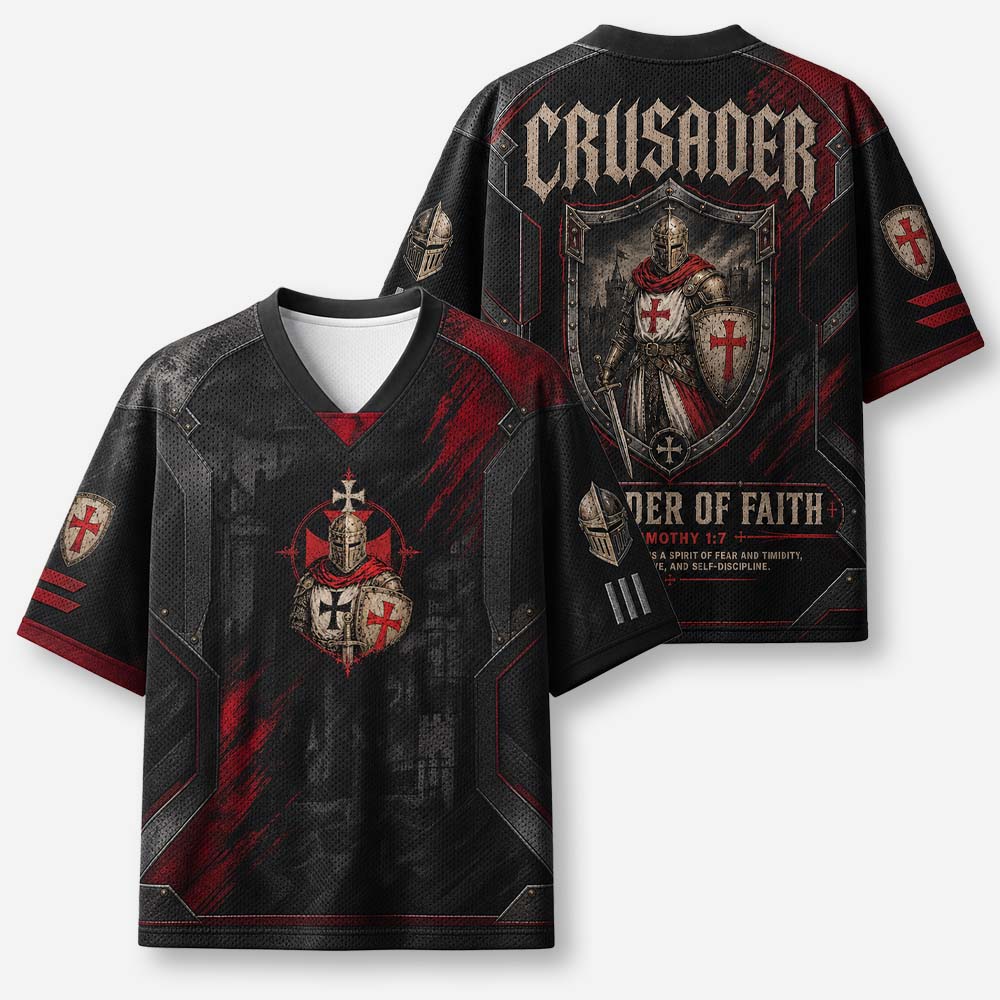 Crusader Knight Graphic Mesh Jersey