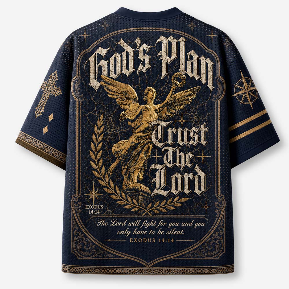 Golden Angel Graphic Mesh Jersey