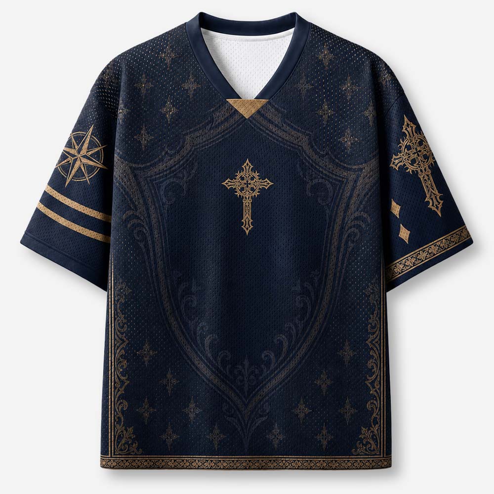 Golden Angel Graphic Mesh Jersey