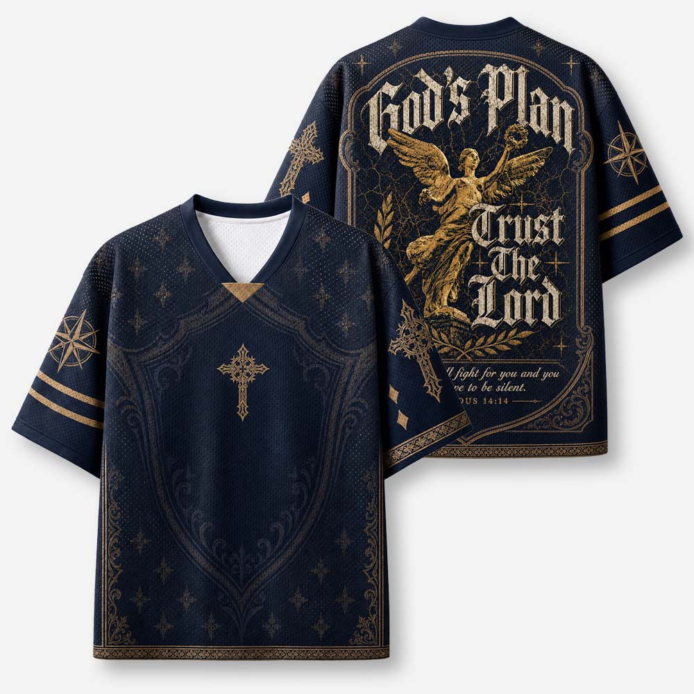 Golden Angel Graphic Mesh Jersey