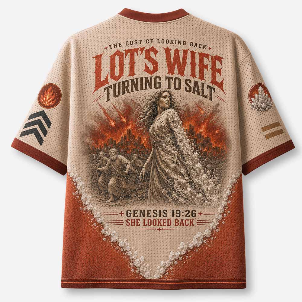 Looking Back Graphic Mesh Jersey