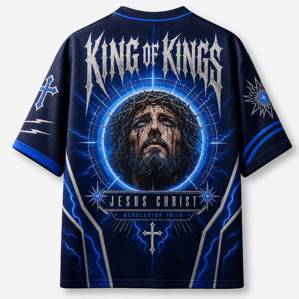 Crowned Storm Graphic Mesh Jersey