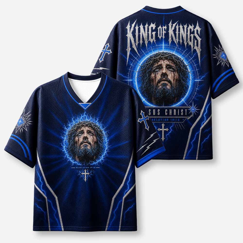 Crowned Storm Graphic Mesh Jersey