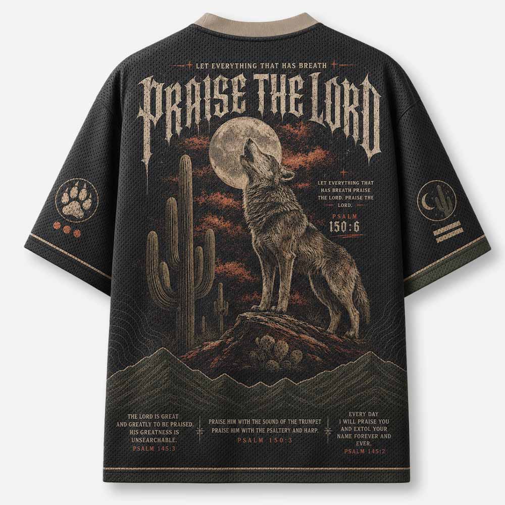 Desert Wolf Graphic Mesh Jersey
