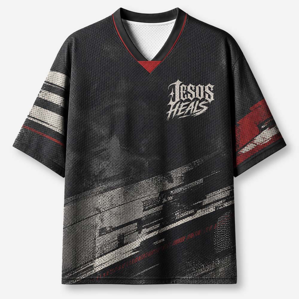 Restored Heart Graphic Mesh Jersey
