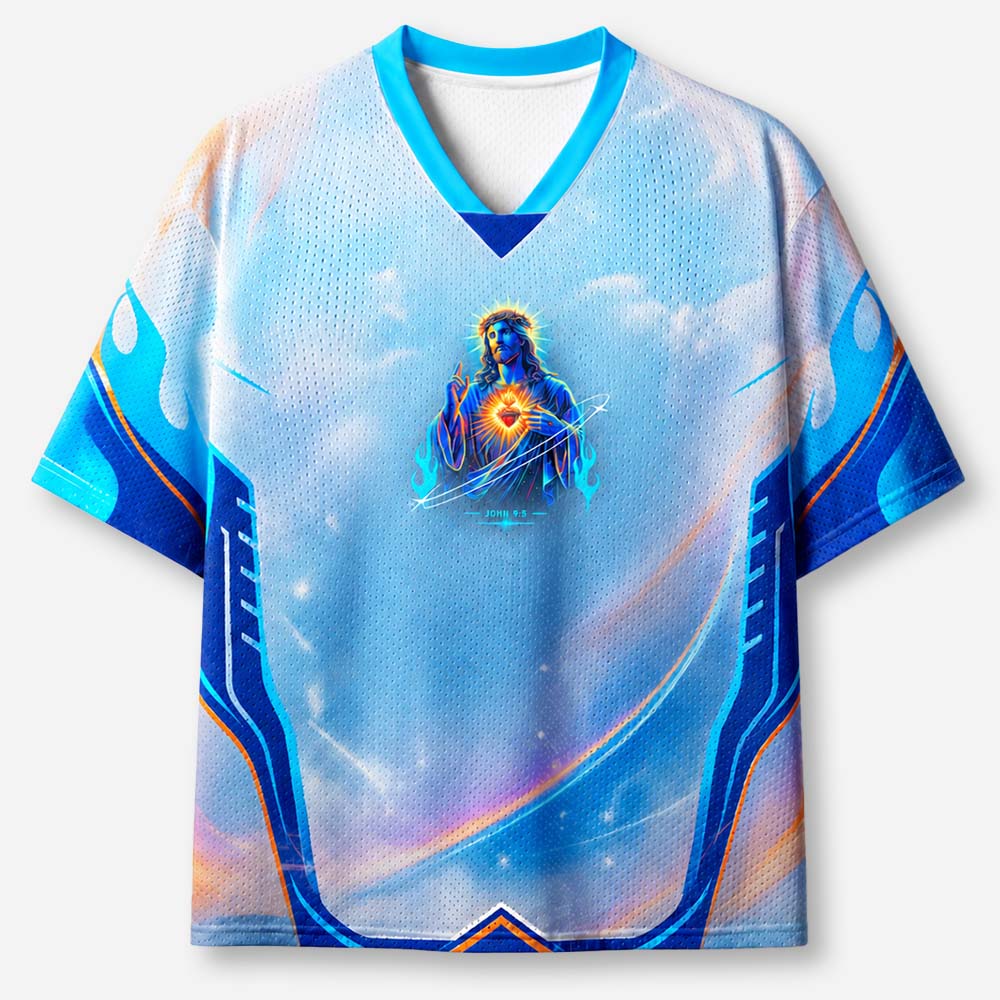 Radiant Heart Graphic Mesh Jersey