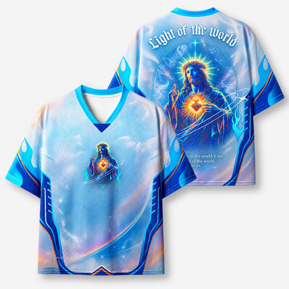 Radiant Heart Graphic Mesh Jersey