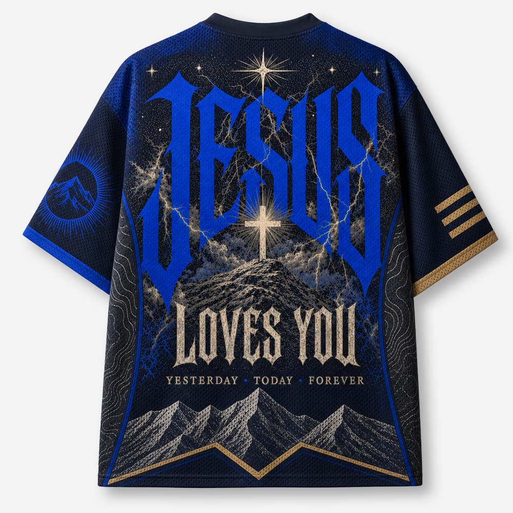 Everlasting Love Graphic Mesh Jersey