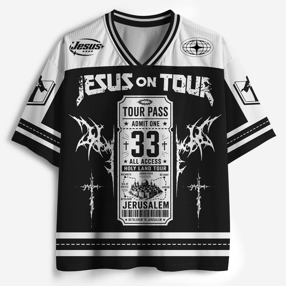 Tour List Graphic Mesh Jersey
