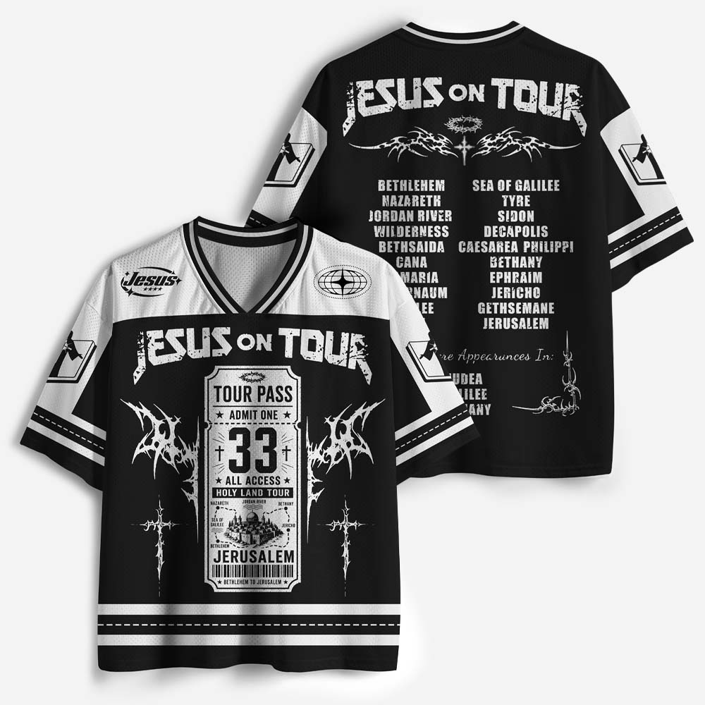 Tour List Graphic Mesh Jersey