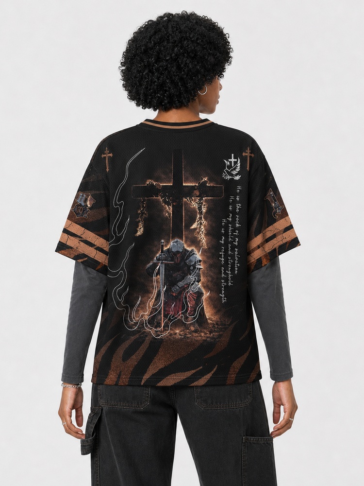Shadow Knight Graphic Mesh Jersey