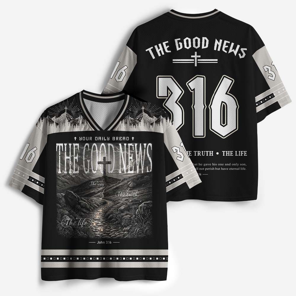 The Good News Graphic Mesh Jersey
