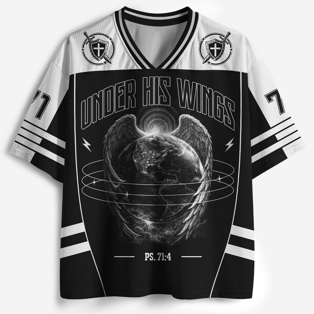 Winged Globe Graphic Mesh Jersey