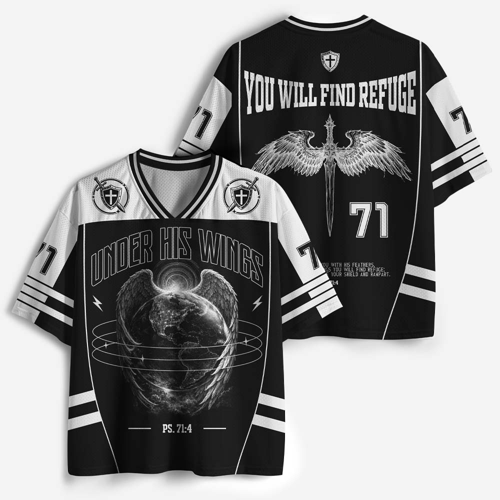 Winged Globe Graphic Mesh Jersey