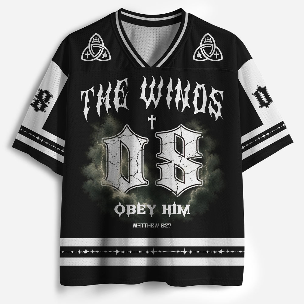 The Winds Obey Him Graphic Mesh Jersey