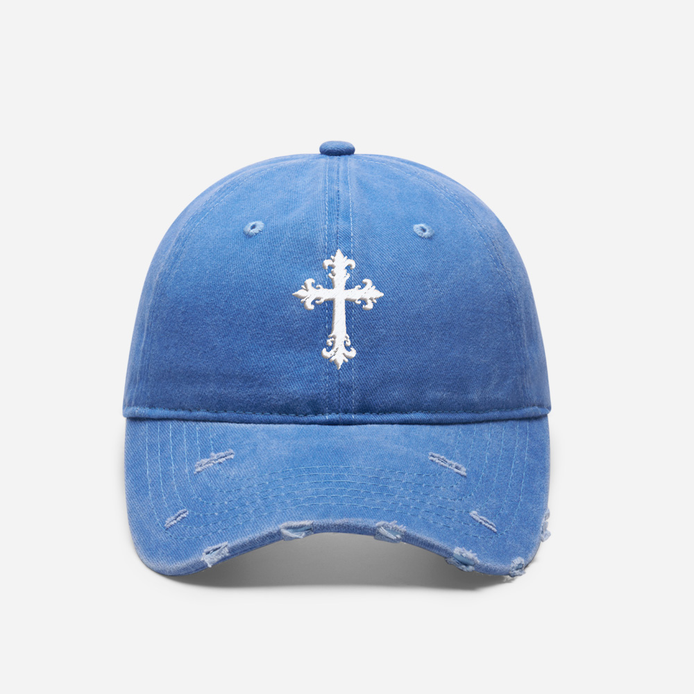 Gothic Emblem Vintage Washed Distressed Cap