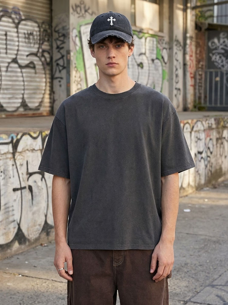 Gothic Emblem Vintage Washed Distressed Cap