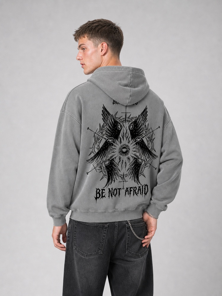 Fearless Wing Vintage Washed Hoodie