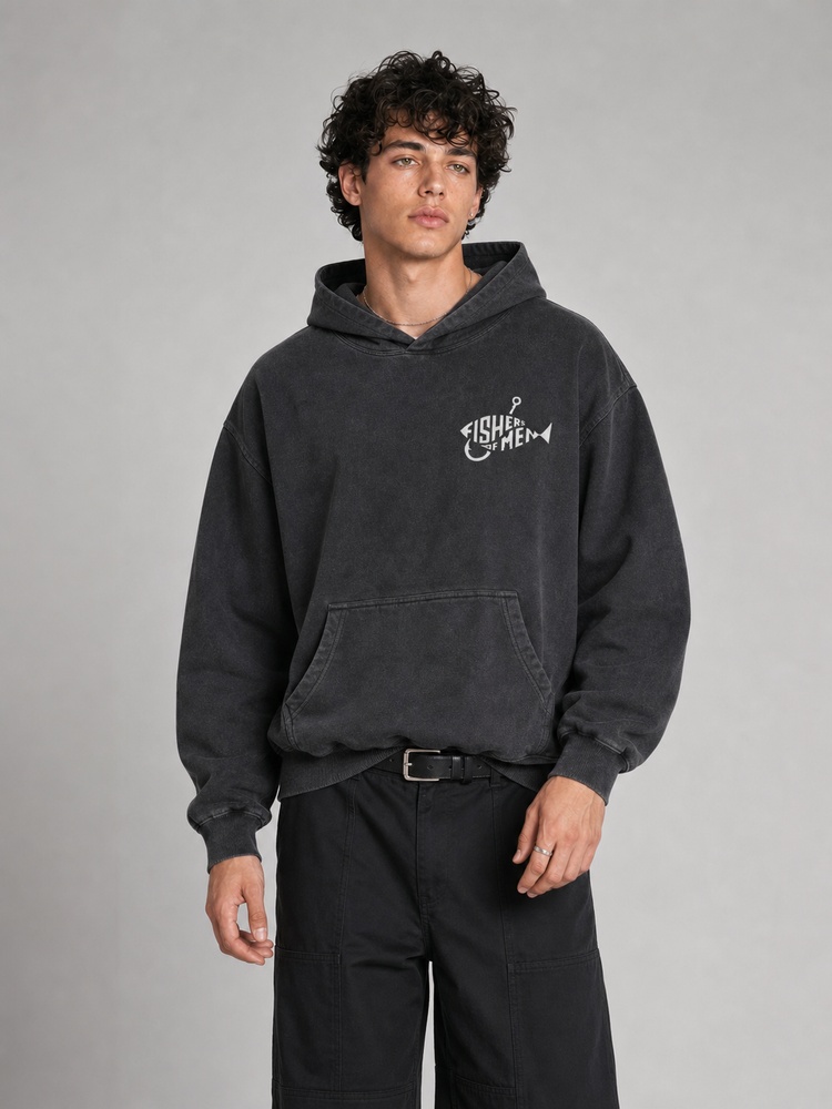 Fisherman Vintage Washed Hoodie