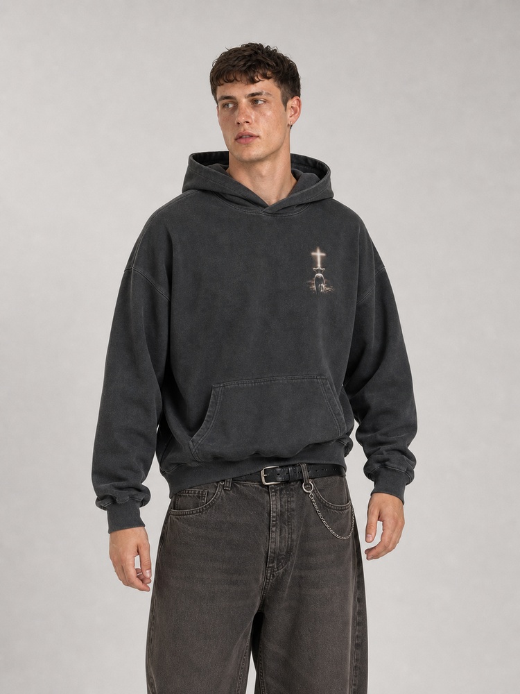 Light Path Vintage Washed Hoodie