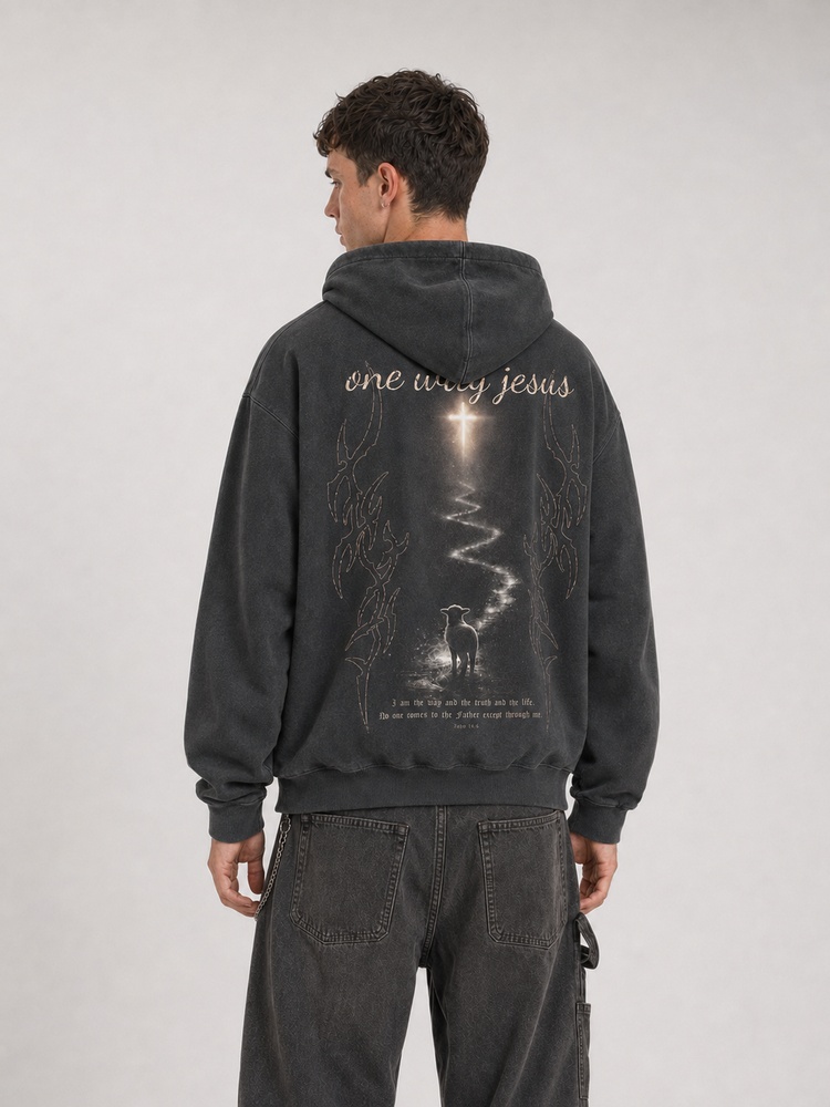 Light Path Vintage Washed Hoodie
