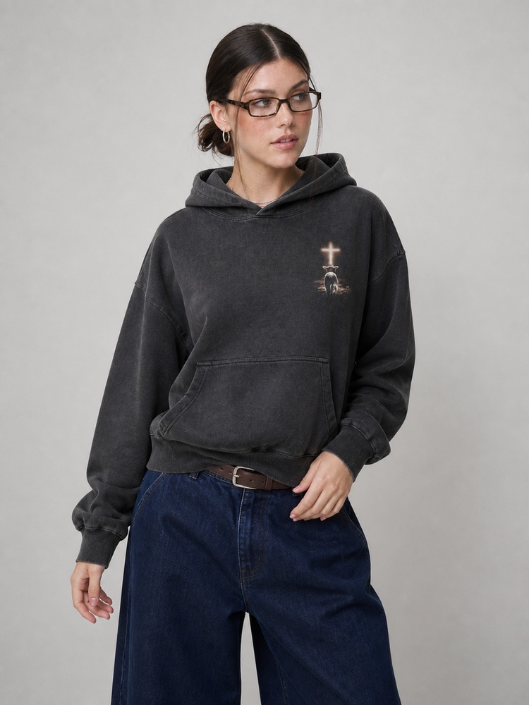 Light Path Vintage Washed Hoodie