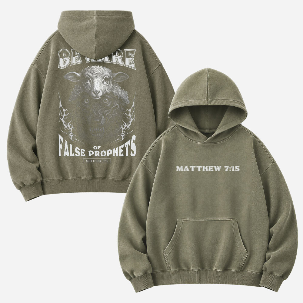 Wolf and Sheep Vintage Washed Hoodie