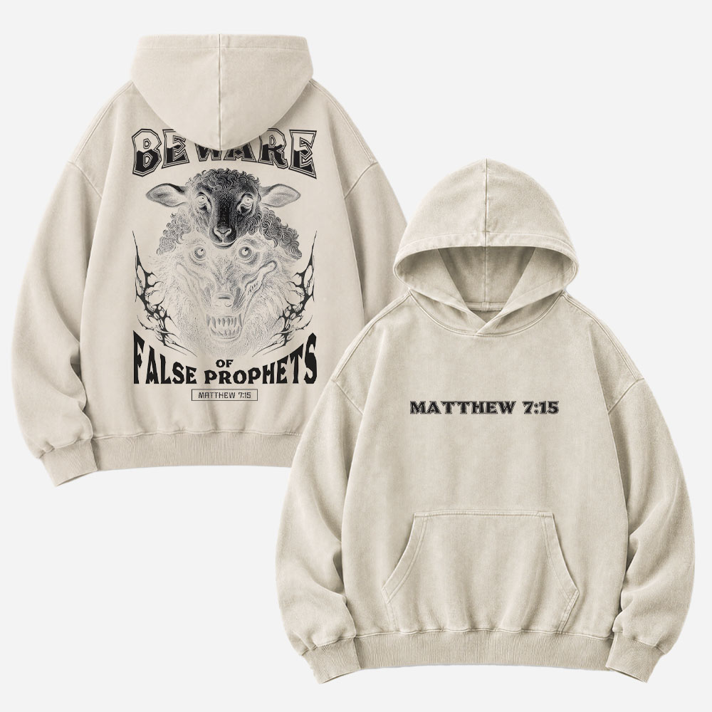 Wolf and Sheep Vintage Washed Hoodie