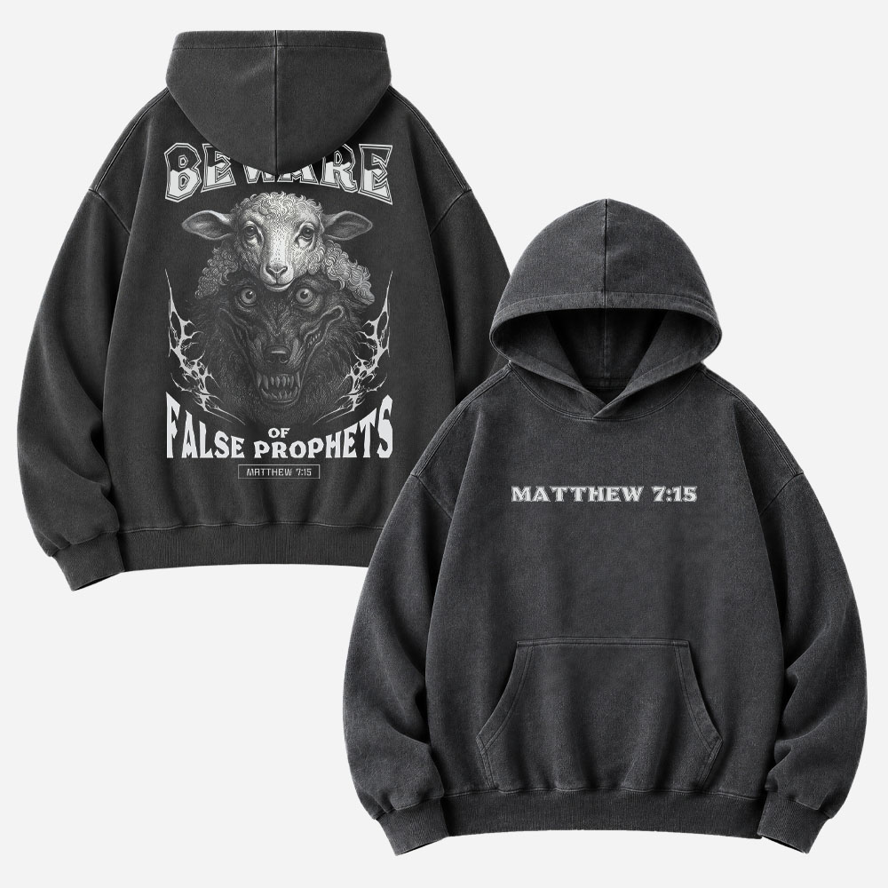 Wolf and Sheep Vintage Washed Hoodie
