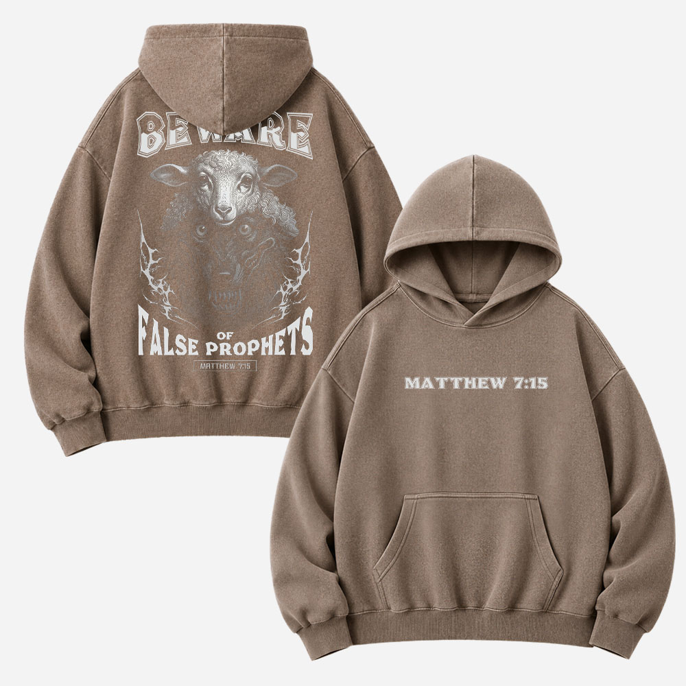 Wolf and Sheep Vintage Washed Hoodie